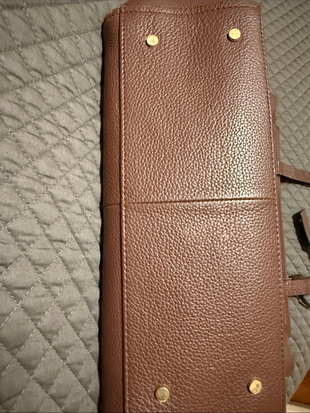 RADLEY LONDON Dark Brown Leather Tote with Croc-Texture Trim - Picture 5 of 5